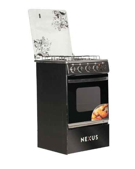 Nexus 4-Burner Gas Cooker with Oven - (NX-5055BC)