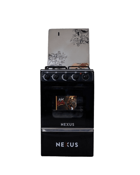 Nexus 3 Gas + 1 Hot Plate Cooker with Oven - (NX-5055B)
