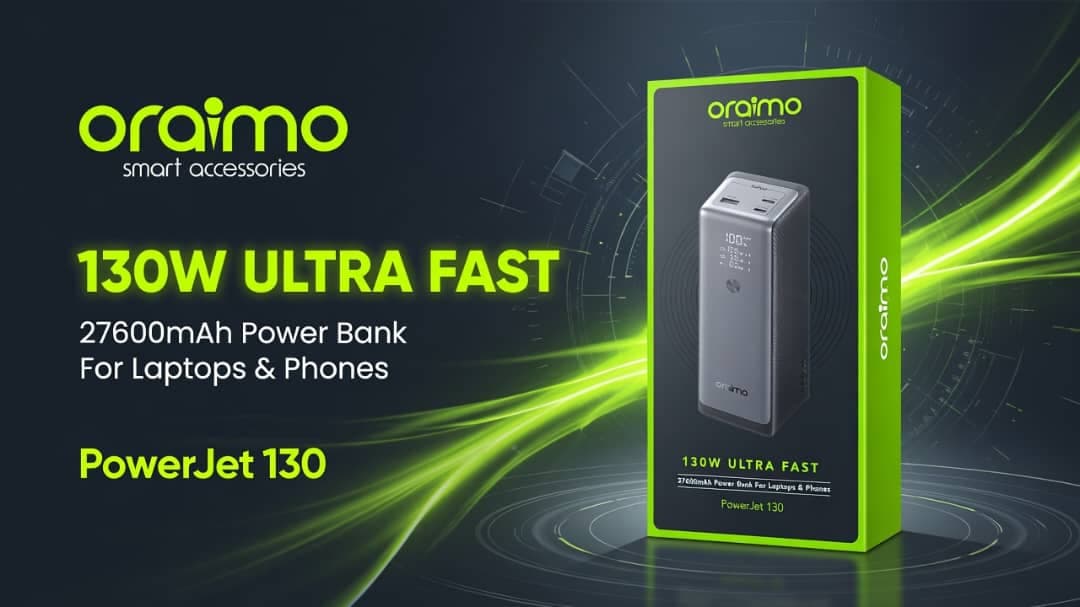 oraimo PowerJet 130 27600mAh Power Bank