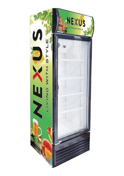 Nexus 350L Upright Showcase Refrigerator