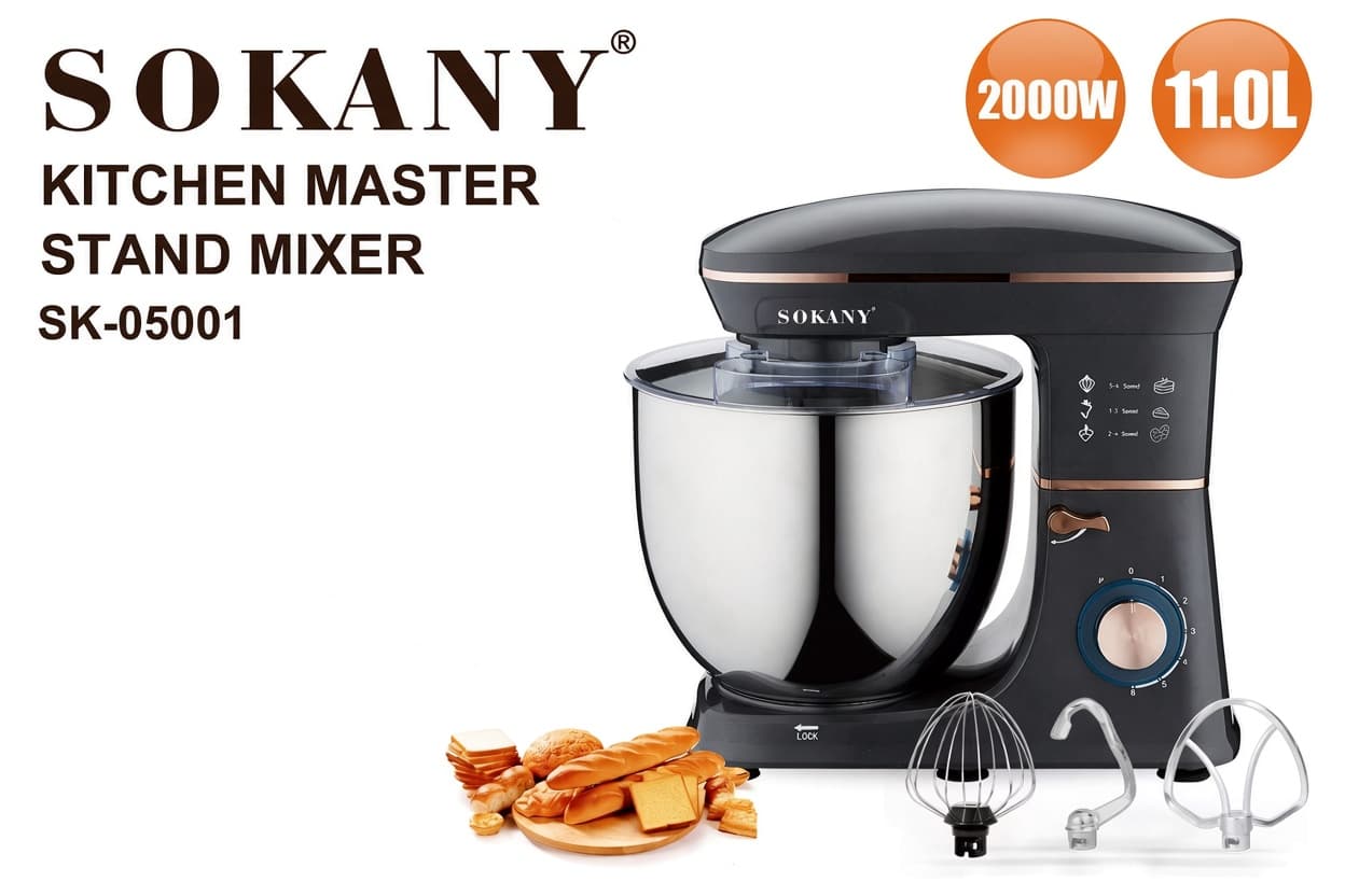 SOKANY 11L Kitchen Master Stand Mixer (SK-05001)