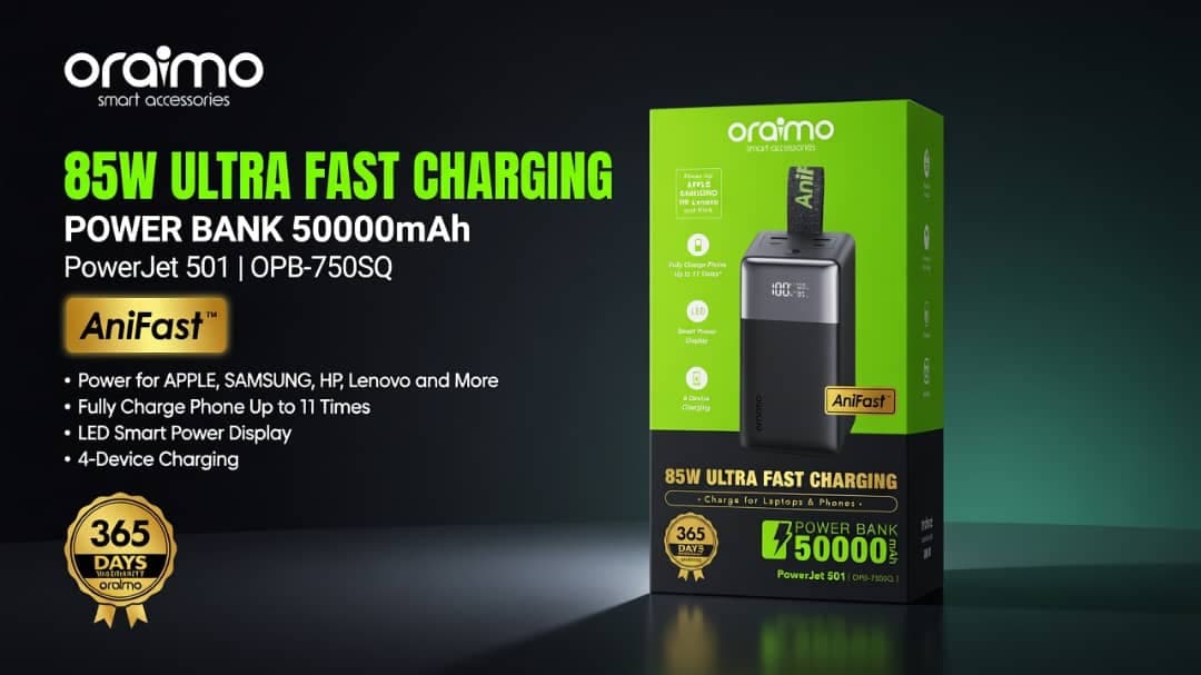 oraimo PowerJet 501 50000mAh Power Bank